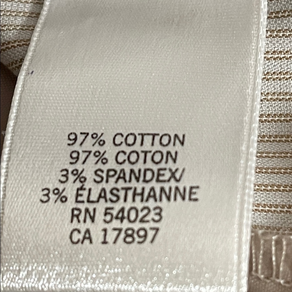 BANANA REPUBLIC Martin Fit With Stripes Trousers Front Pockets Size 2 NEW - Picture 9 of 10